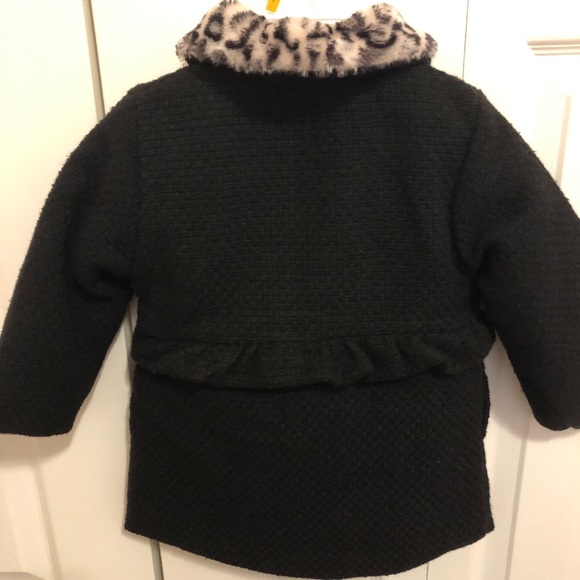 Penelope Mack Toddler Dress Coat with Beret - Picture 4 of 13